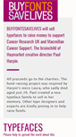 Mobile Screenshot of buyfontssavelives.com